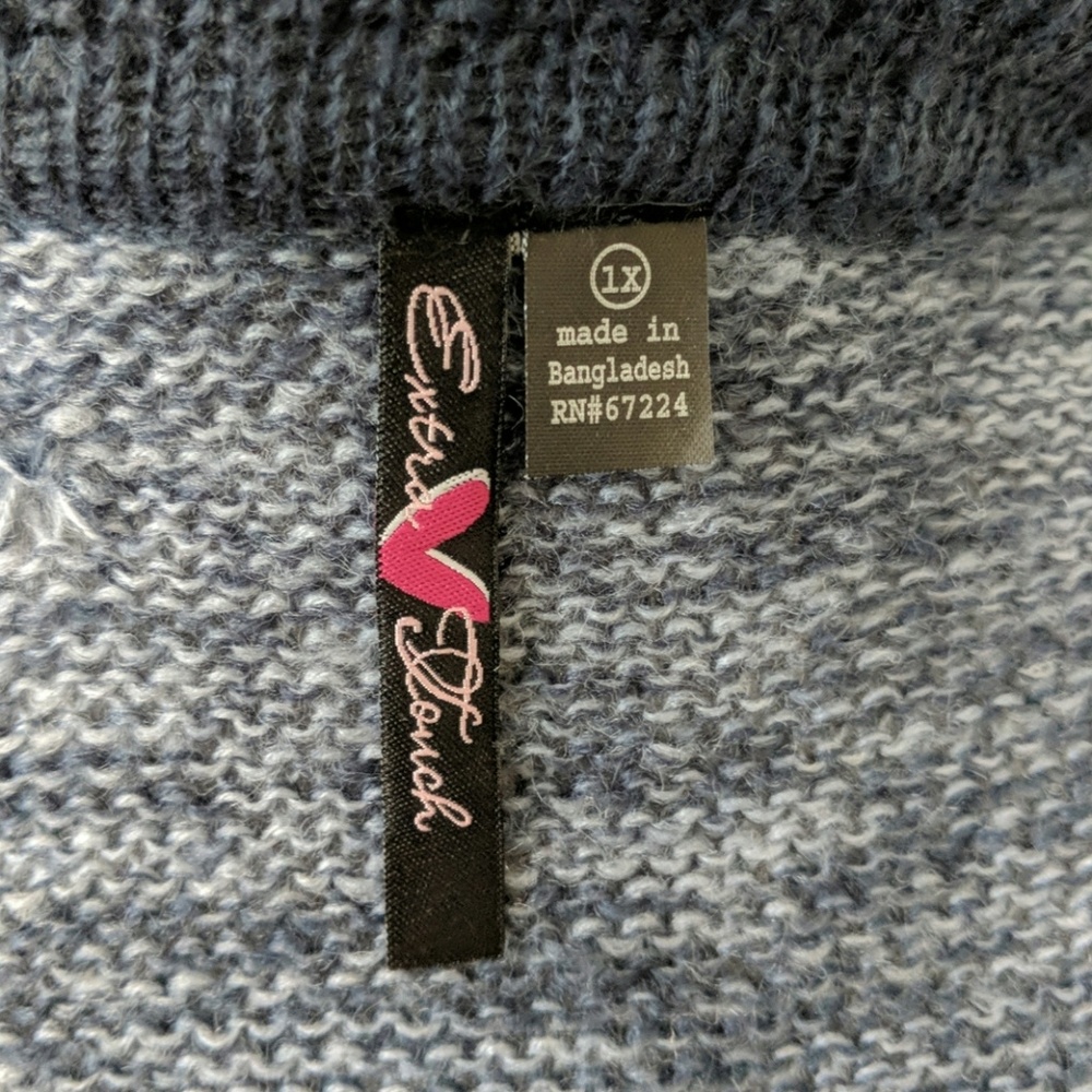 Xtra touch ruffle cardigan sweater - Picture 4 of 6